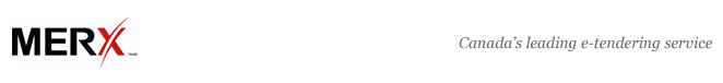 MERX - Canada's leading electronic-tendering service